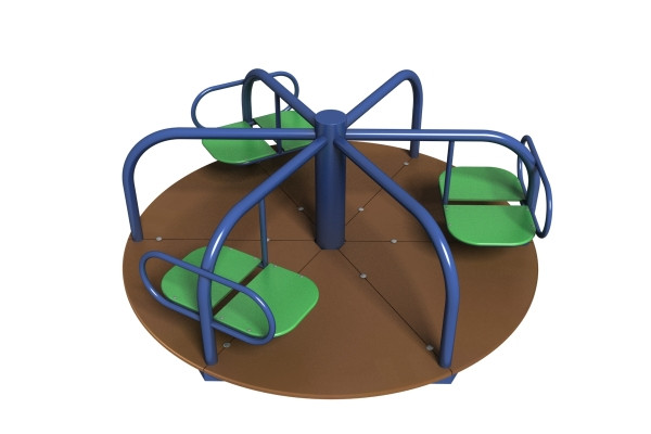 Карусель вулична дитяча Три пелюстки діаметр 1,6 метра (Kidigo ТМ)