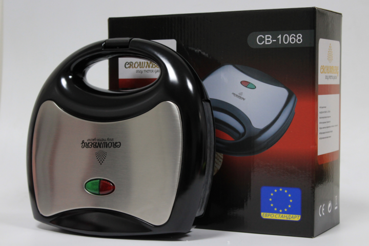 Сендвічниця Crownberg CB-1068 (10 шт./яскравий), фото 1