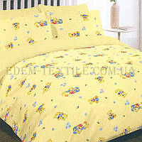 Постільна білизна Viluta дитяча 105х145 ранфорс 6112 жовтий, Жовтий
