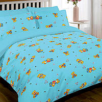 Постільна білизна Viluta дитяча 105х145 ранфорс 6112 блакитний, Бірюзовий