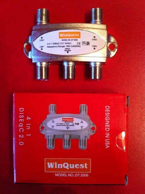 Комутатор DiSEqC 4x1 WinQuest DT 2006, фото 2