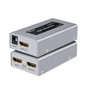 HDMI удлинитель D-Tech DT-7009C (по витой паре САТ5е/6 до 60 м)