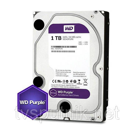 Жорсткий Диск Western Digital Purple HDD 1TB (3.5 "), фото 2