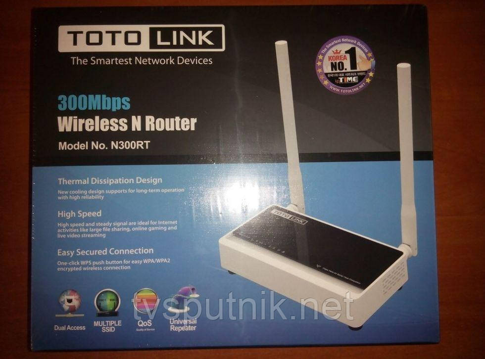 Wi-Fi Роутер Totolink N300RT (300 Мбіт/с)