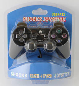 Джойстик для PC і PS2 DualShock USB + PS2