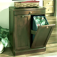 Тумба для сміттєвого відра "Муран" капучино