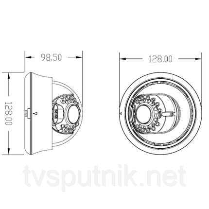 IP відеокамера MT-Vision MT-IP130DIR, фото 2
