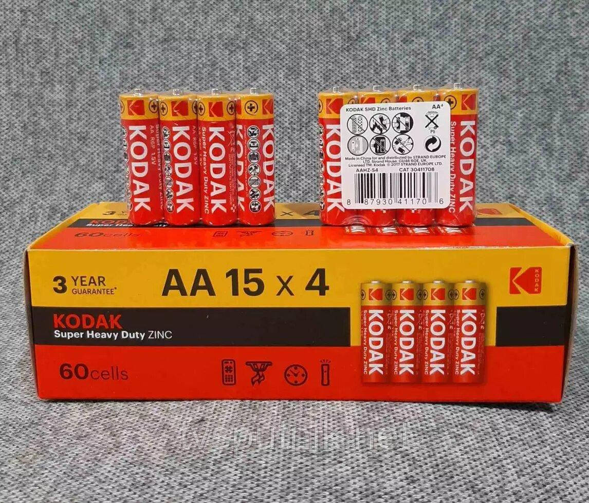 Батарейки Kodak AA (сольові) ціна за 1шт. батарейку