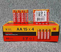Батарейки Kodak AA (солевые) цена за 1шт.