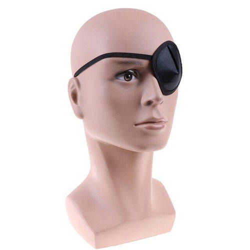 Глазная повязка на резинке ( на один глаз - окклюдер ) черная ...
