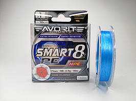 Шнур Favorite Smart PE 8x 150м (sky blue) #1/0.171 mm 12lb/8.7 kg