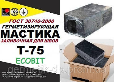 Мастика Т-75 Ecobit дорожня ГОСТ 30740-2000 ( ДСТУ Б Ст. 2.7-116-2002)