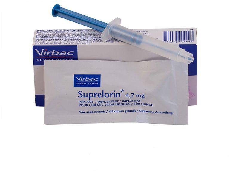 Супрелорин (Suprelorin) 2*4,7 мг імплантат для собак, котів та тхорів