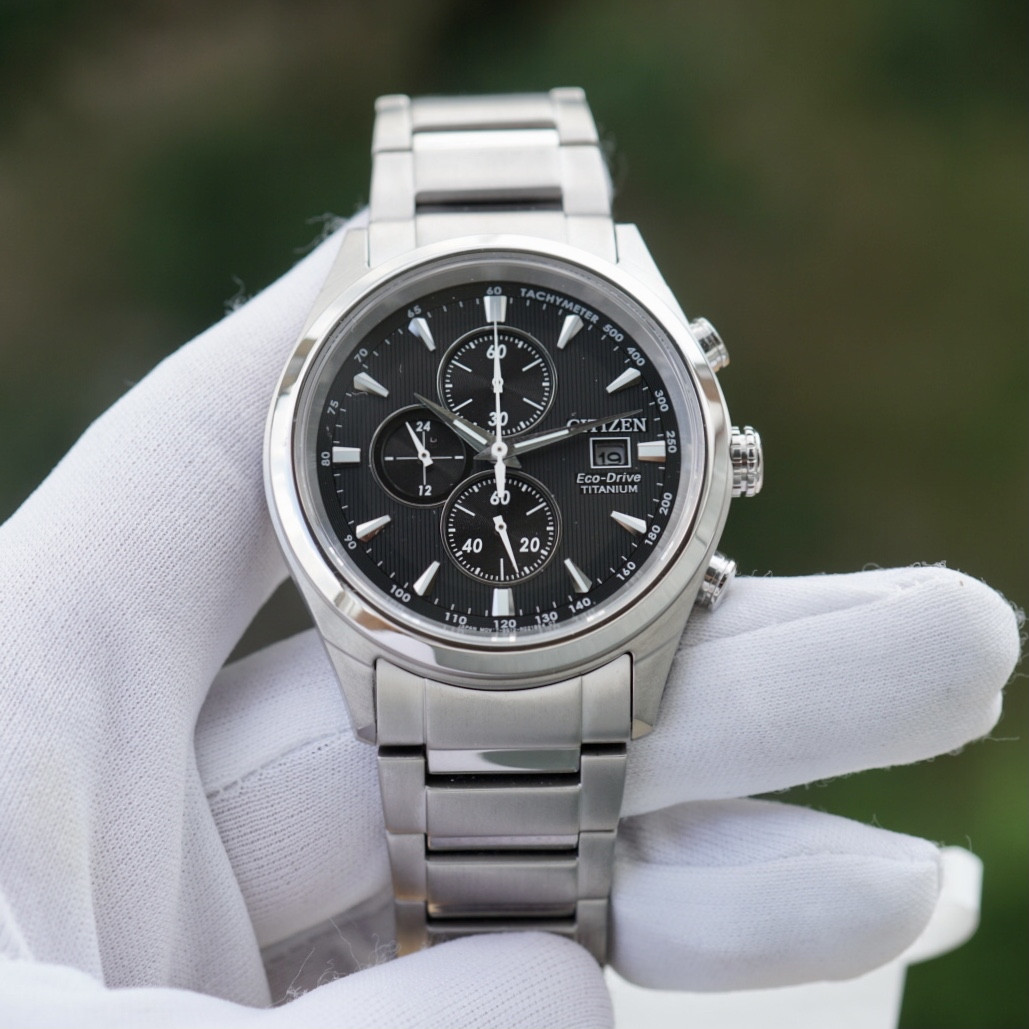 Citizen Eco-Drive CA0650-58E Chandler Sapphire Chronograph TITANIUM