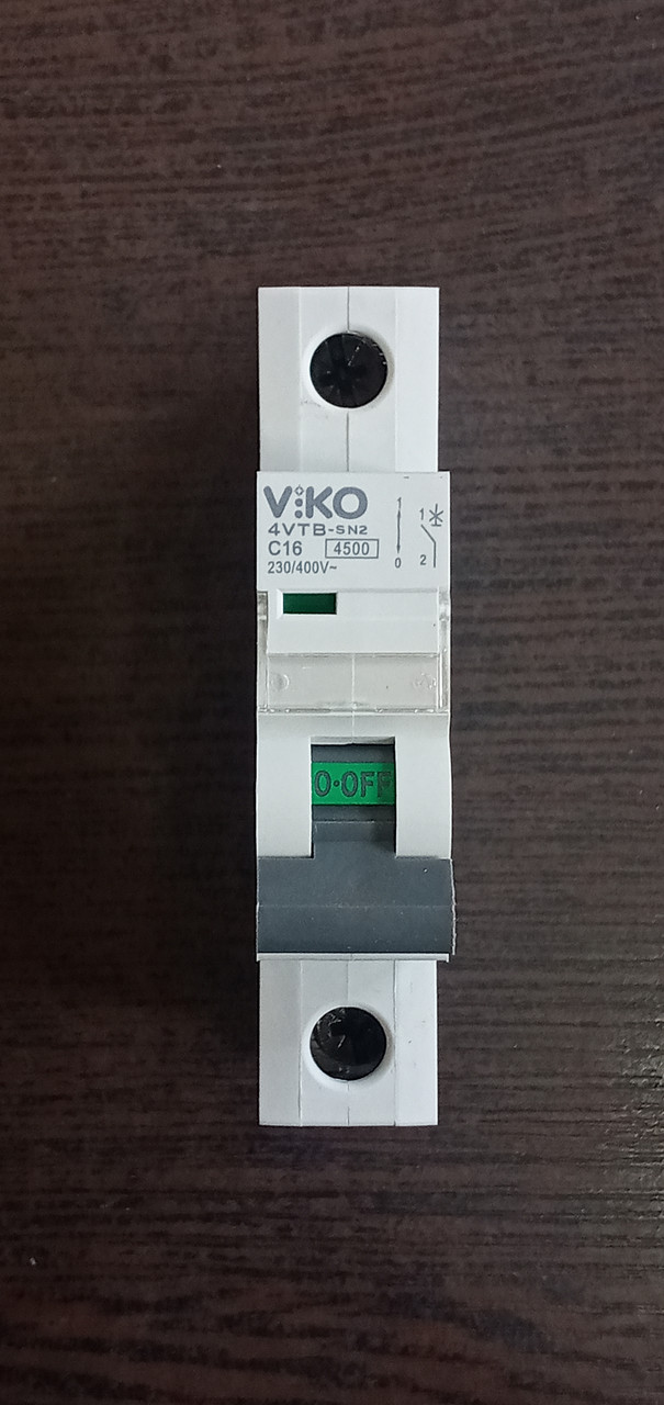Автоматичний вимикач 16А VIKO