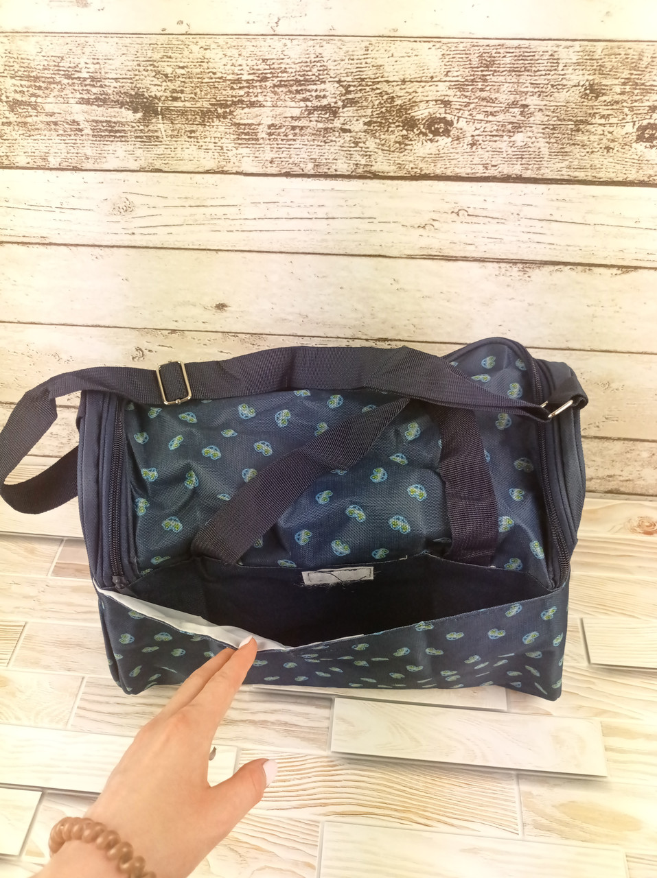 Комплект сумок для мамы Cute as a Button Набор 3 штуки + непромокаемый мини-коврик ФОТО - фото 3 - id-p1453584978