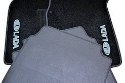 Ворсові килимки в салон Avtm для ВАЗ (Lada) 2105 Автокилимки в салон Автм на Лада П'ятірка Жигулі Чорні