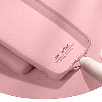Чехол Silicone Case full для Samsung Galaxy М01 Pink