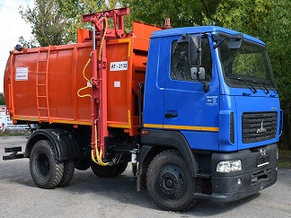 Сміттєвоз із бічним завантаженням 11,5 куб. м. МАЗ-4371, фото 1