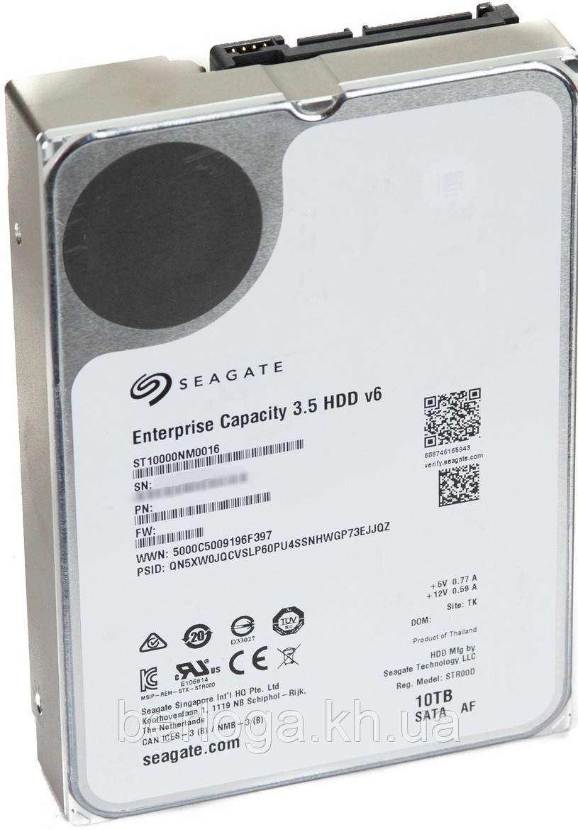 Жорсткий диск Seagate Enterprise Capacity 3.5 HDD ST10000NM0016 10TB