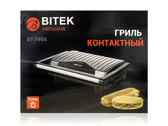 Гриль контактний 750Вт BITEK BT-7406 6шт 7784