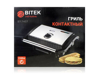 Гриль контактний 1500Вт BITEK BT-7407 4шт 7737