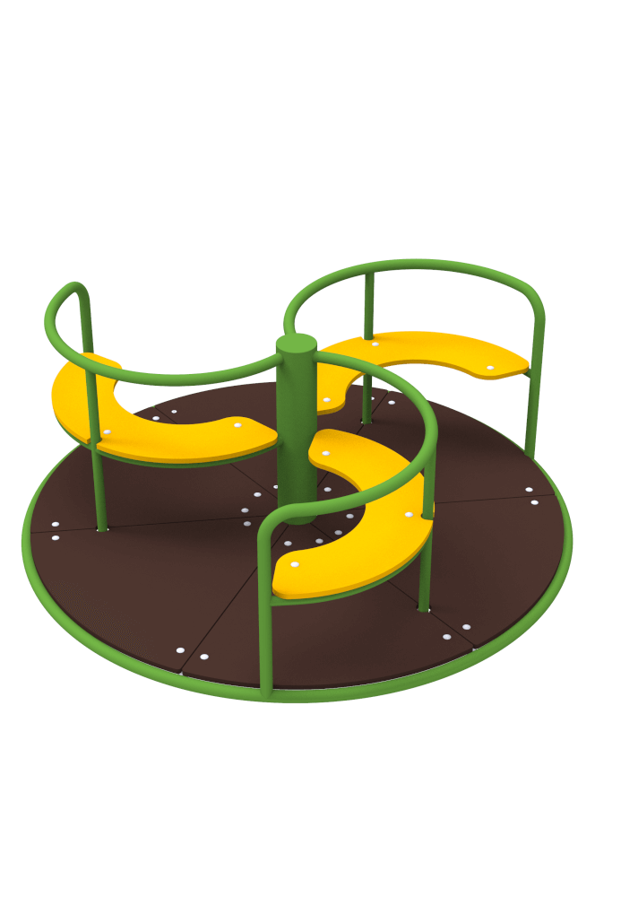 Карусель вулична дитяча Бумеранг діаметр 1,6 метра (Kidigo ТМ)