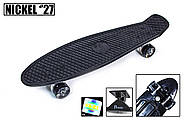 Пенниборд Nickel 27" Black Світяться червоні колеса, фото 2