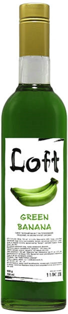 Сироп ТМ "LOFT" Зелений банан 0.7 л