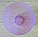 Пластикове кашпо для орхідеї матове фіолетове коубі d13см, фото 3