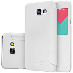 Шкіряний чохол Nillkin Sparkle для Samsung Galaxy A5 A510f 2016 білий