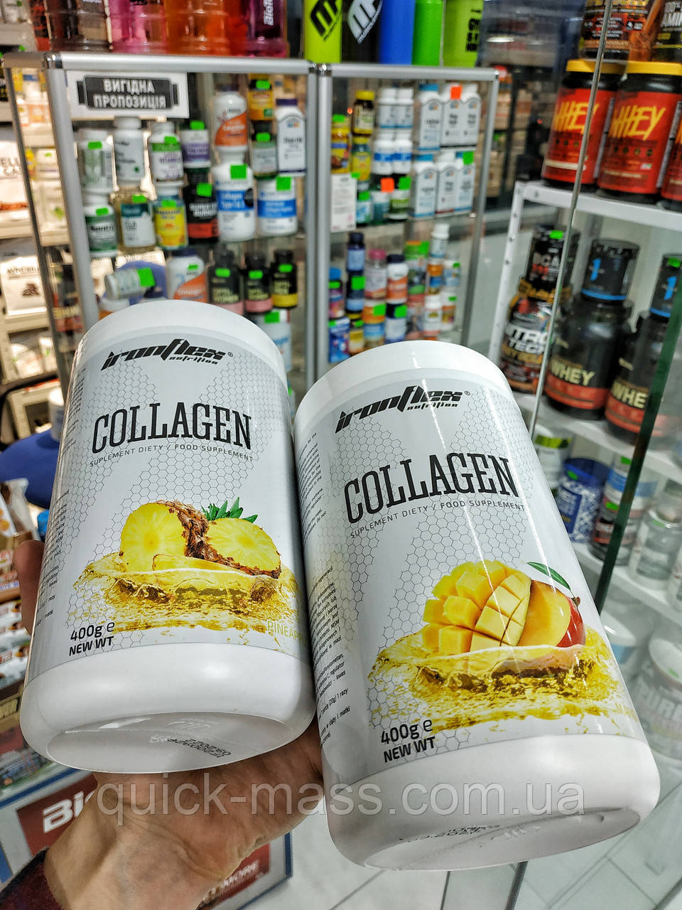 Хондропротектор колаген IronFlex Collagen 400g, фото 1