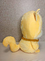 М'яка іграшка з пледом всередині "Білочка" яскраво-жовта, фото 3