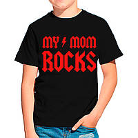 Футболка дитяча "MY MOM ROCKS", 100% бавовна, прямий друк