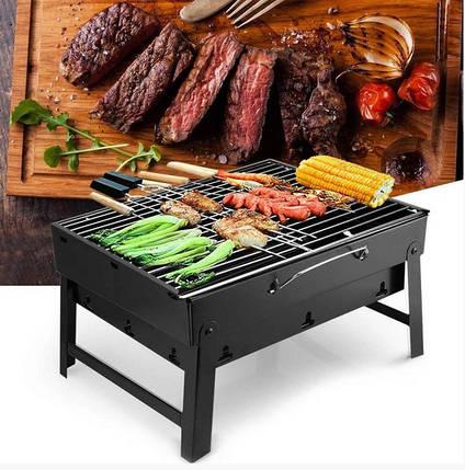Мангал Барбек'ю Гриль складний BBQ гриль Mensory Grill Portable, фото 1