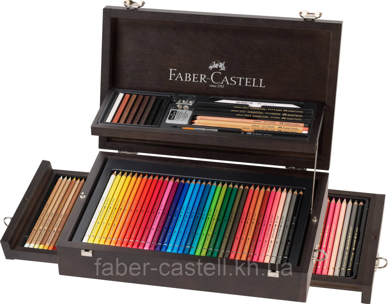FABER-CASTELL  パステル アート＆グラフィックコレクション Художественный набор Faber-Castell ART & GRAFIC в деревянном