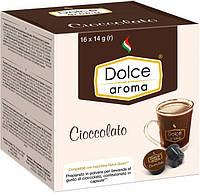 Шоколад в капсулах Dolce Aroma Dolce Gusto CIOCCOLATO 16 шт. (Нескафе Дольче Густо) Италия