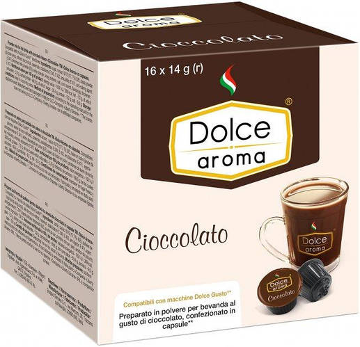 Шоколад в капсулах Dolce Aroma Dolce Gusto CIOCCOLATO 16 шт. (Нескафе ...