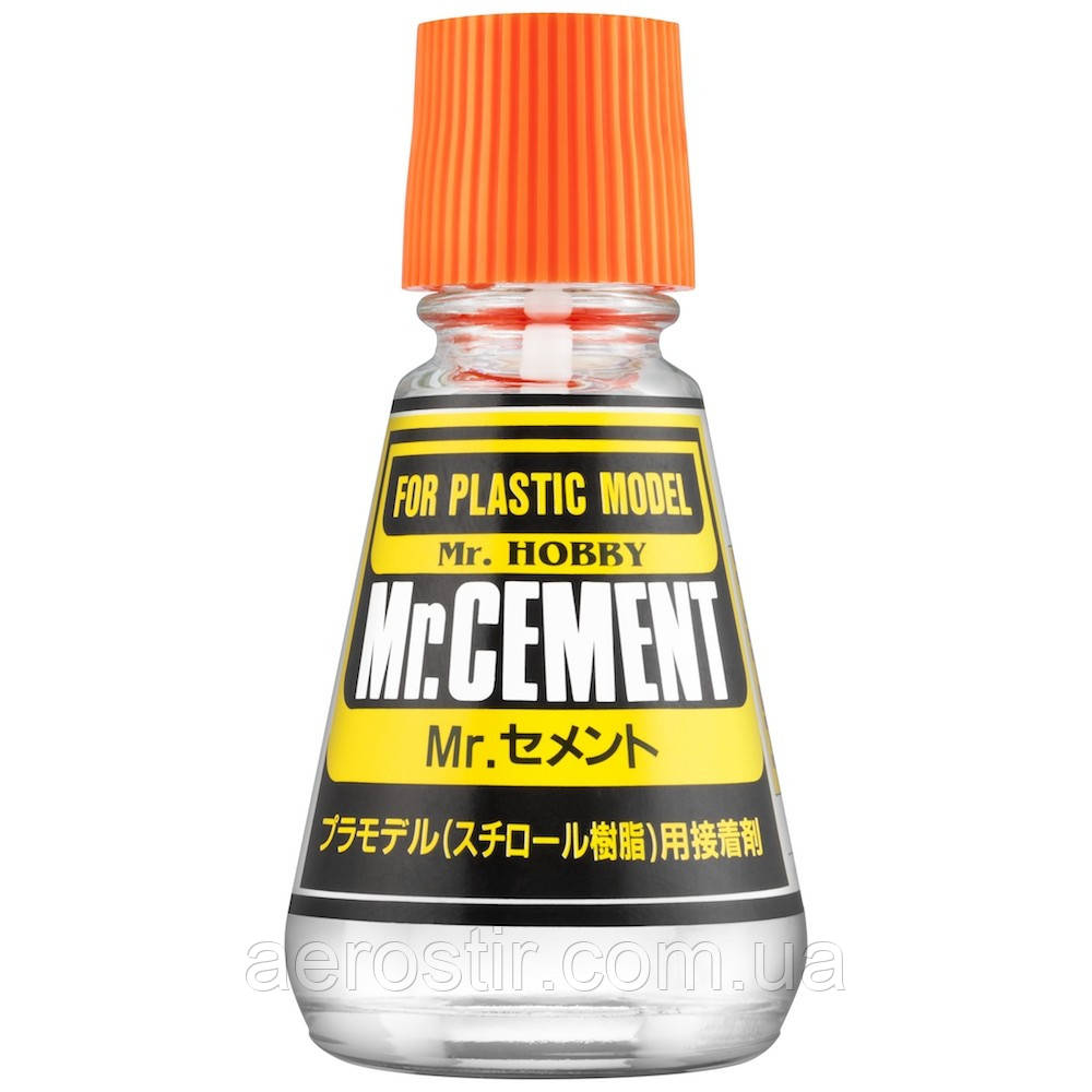 КЛЕЙ З КИСТОЧКОЮ MR. CEMENT 23 МЛ.Gunze Sangyo MC124, фото 1