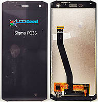 Модуль ( дисплей + тачскрин ) Sigma Pq36 / myphone hammer energy 2 Чорний