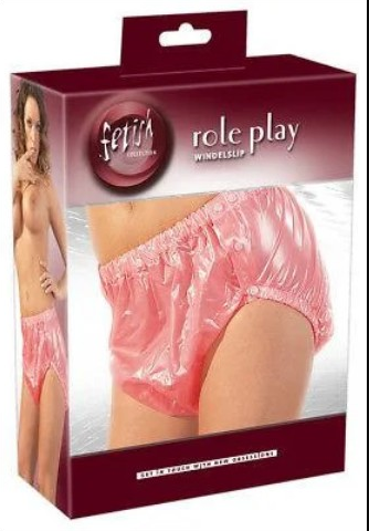 Нижня білизна fetish Collection - Diaper Panties rose, фото 1