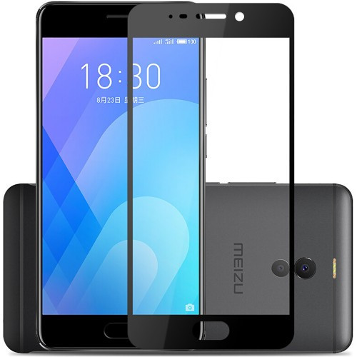 Захисне скло для Meizu M6S Black, фото 1