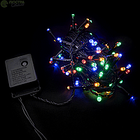 Гірлянда внутрішня DELUX «STRING» З 100LED 5m мульти/чорний IP20