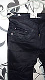 Штани повсякденні підліткові для дівчинки чорні весна стрейч з декором LAFEIDINA JEANS (розмір 22), фото 9