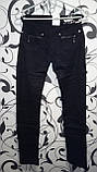 Штани повсякденні підліткові для дівчинки чорні весна стрейч з декором LAFEIDINA JEANS (розмір 22), фото 10