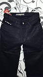 Джинси підліткові для хлопчика Mawens Jeans чорні (28 розмір), фото 2