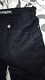 Джинси підліткові для хлопчика Mawens Jeans чорні (28 розмір), фото 6