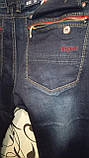 Джинси підліткові для хлопчика з декоративною обробкою VIGOOCC сині (27 розмір)), фото 6
