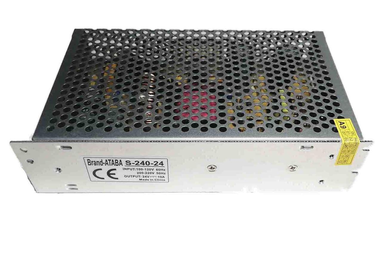 Блок живлення 24V 10A METAL, фото 1