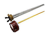 Тэн для биметаллических, алюминиевых радиаторов 700W. 220V. на резьбе 1"(33мм) с терморегулятором.